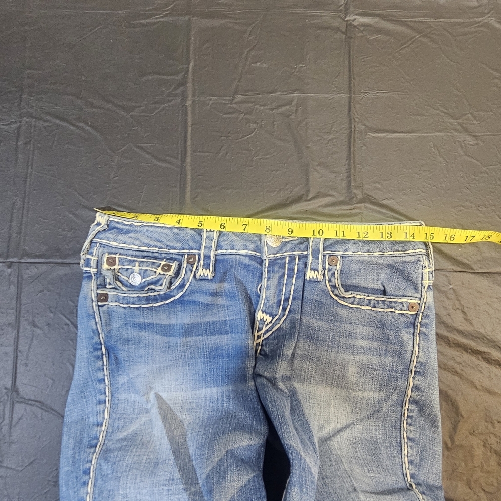 True Religion Light Blue Straight Jeans - Picture 6 of 12